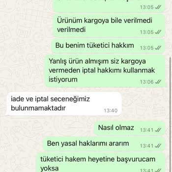 BG1 Sportive İptal Talebine Olumsuz Yanıt Veren Satıcı Hakkında Şikayet