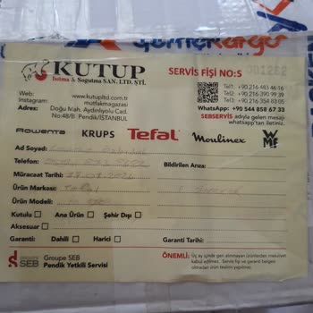Tefal Eski Cezve Yollanması