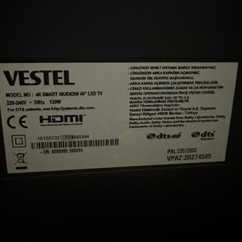 Vestel Televizyon Ekran Problem
