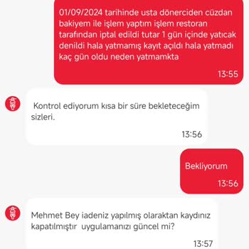 Tıkla Gelsin Ücret İademi Yapmıyor