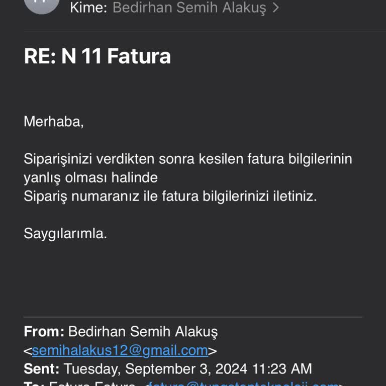 HP Store - Tungsten Teknoloji Yanlış Kesilen Fatura Ve İlgisizlik