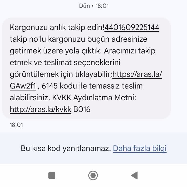 Aras Kargo Kargomu Evime Getirmiyorlar