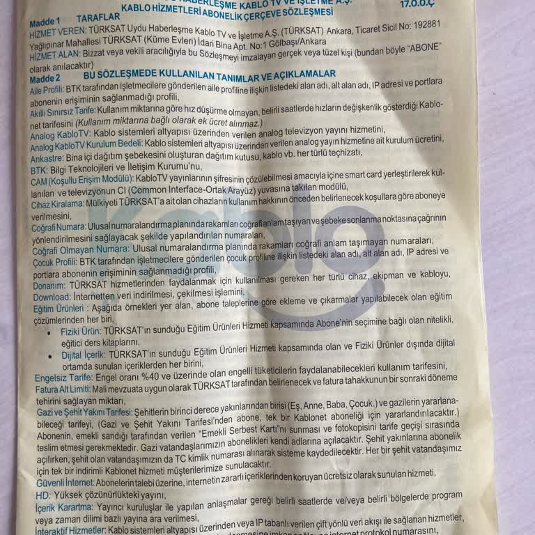 Kablo Net TÜRKSAT İmzayı Aldı Kuruluma Gelmiyor