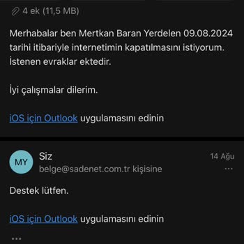 Sadenet İnternet Pişmanlığı Yeter