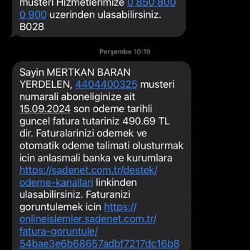 Sadenet İnternet Pişmanlığı Yeter