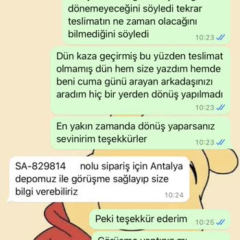 Sandalie Fırması Çalışanlarının Üslupsuzluğu