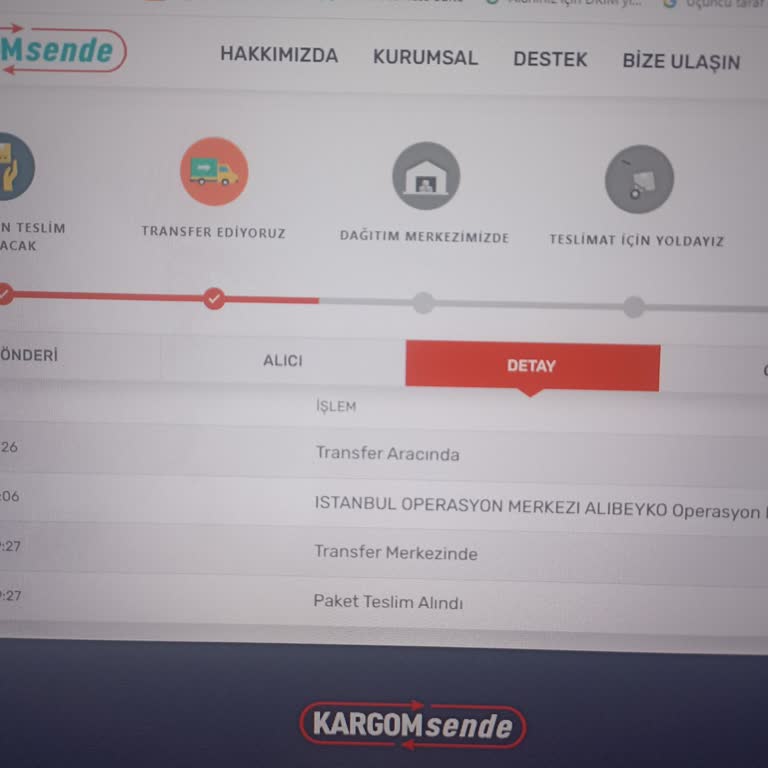 Gecikmeli Kargo. Ve Çözümsüzlük Abidesi Kargomsende