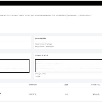 Harrem Concept Eksik Sipariş Teslimi Ve İade Süreci