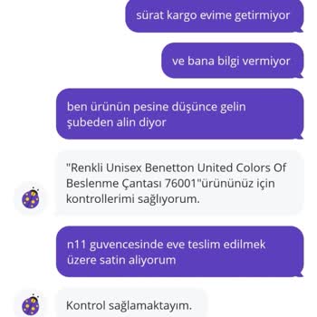 Sürat Kargo Ürünümü Eve Teslim Etmiyor N11