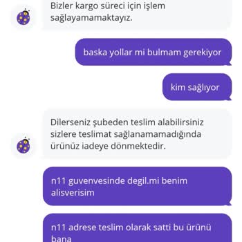 Sürat Kargo Ürünümü Eve Teslim Etmiyor N11
