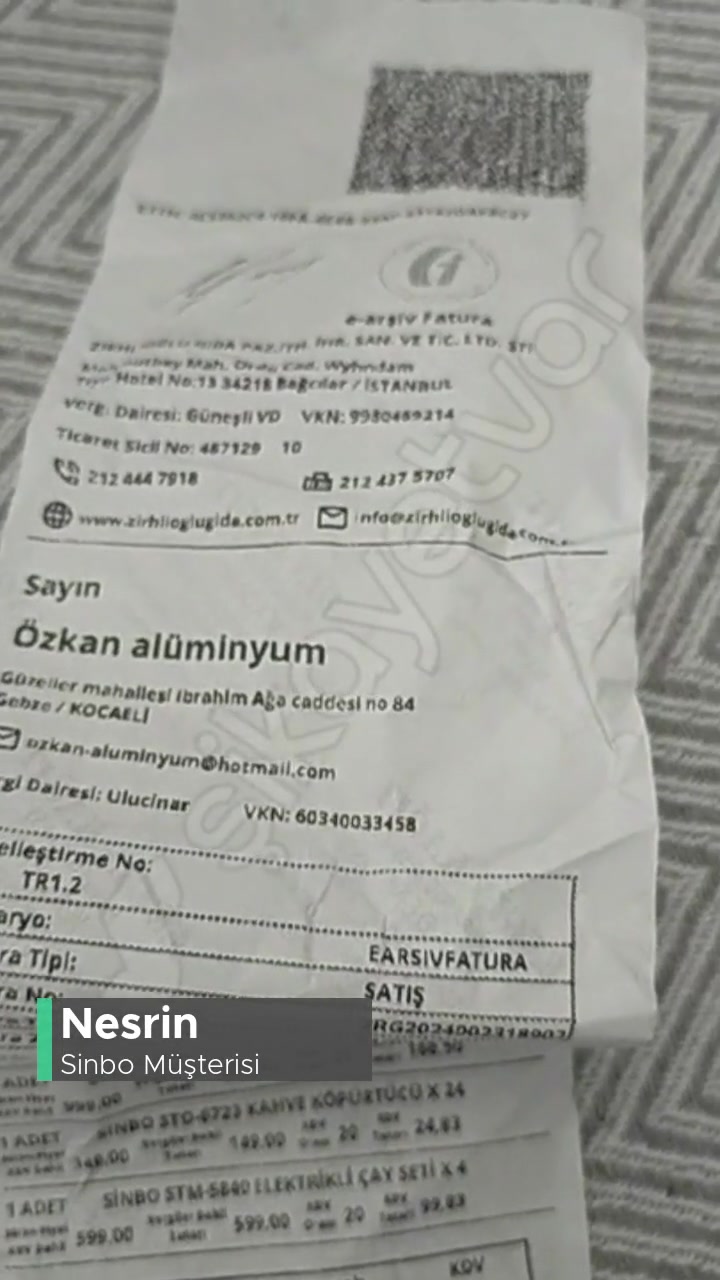 Sinbo Blender Bozuk Çıktı! videonun kapak resmi