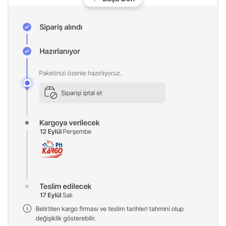Hepsiburada'da Sipariş İptal Sorunu