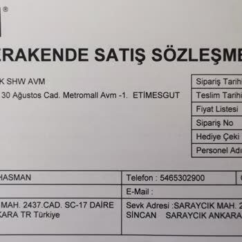 Ankara Metromall Enza Home'dan Yatak Teslimatında Gecikme Ve Yanıltıcı Bilgi