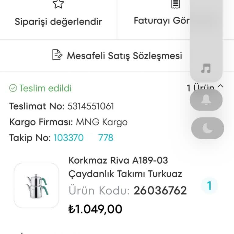 A101 İnternet Sitesinde Yaşanan Çaydanlık Teslimatı Sorunu