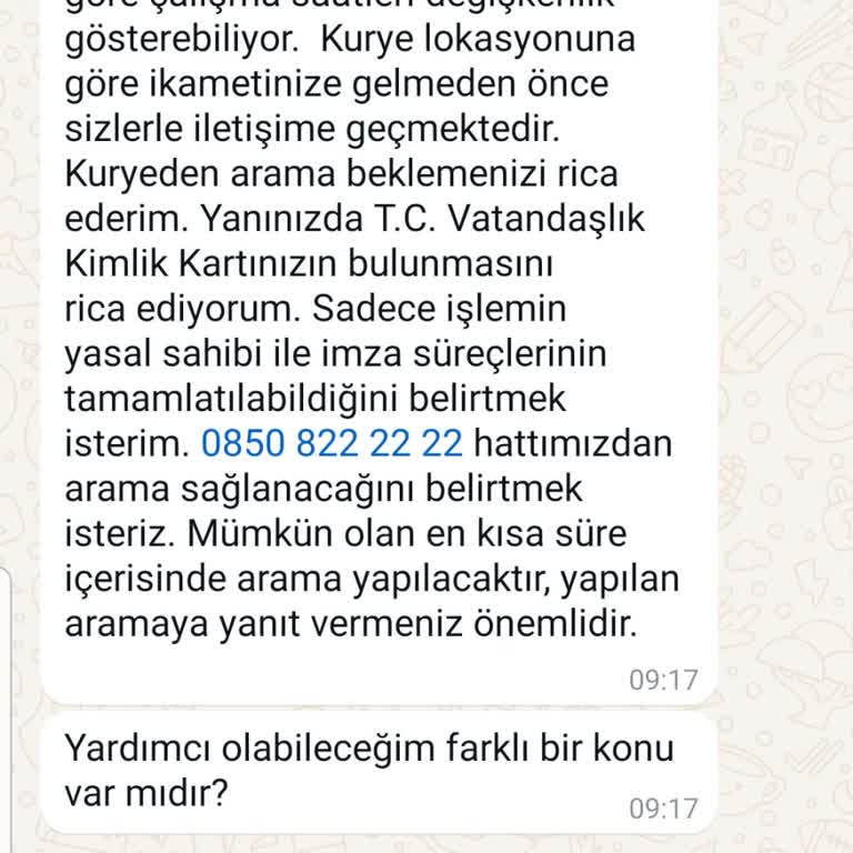 Türk Telekom Dijital Kuryeden Şikayetçiyim