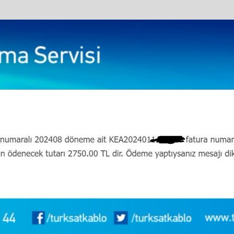 TÜRKSAT Kablo Net 2750 TL Ceza Faturası Kesti!