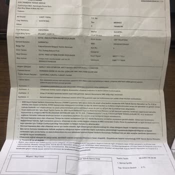 KVK 4 Kez Aynı Hatayı Veren Ürünü Değiştirmiyor
