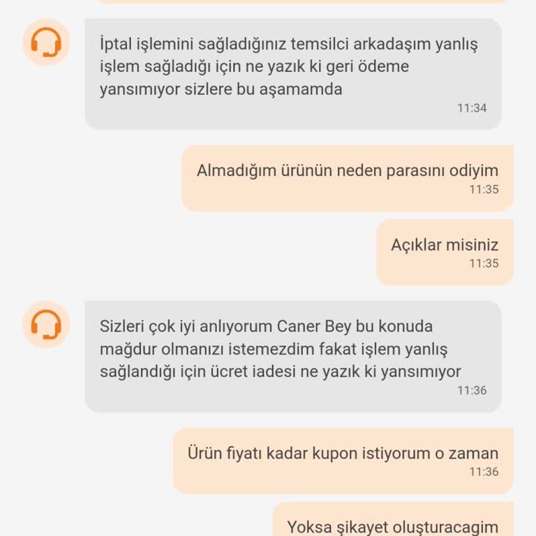 Trendyol Geri Ödeme Yapmıyor