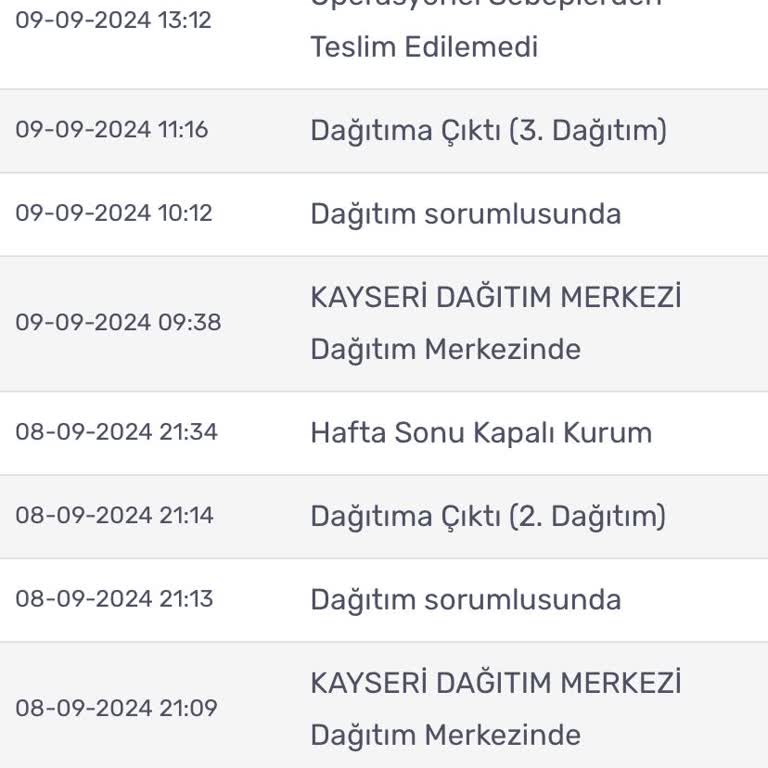 Kargom Sende'yi Seçerek Hata Yapayım