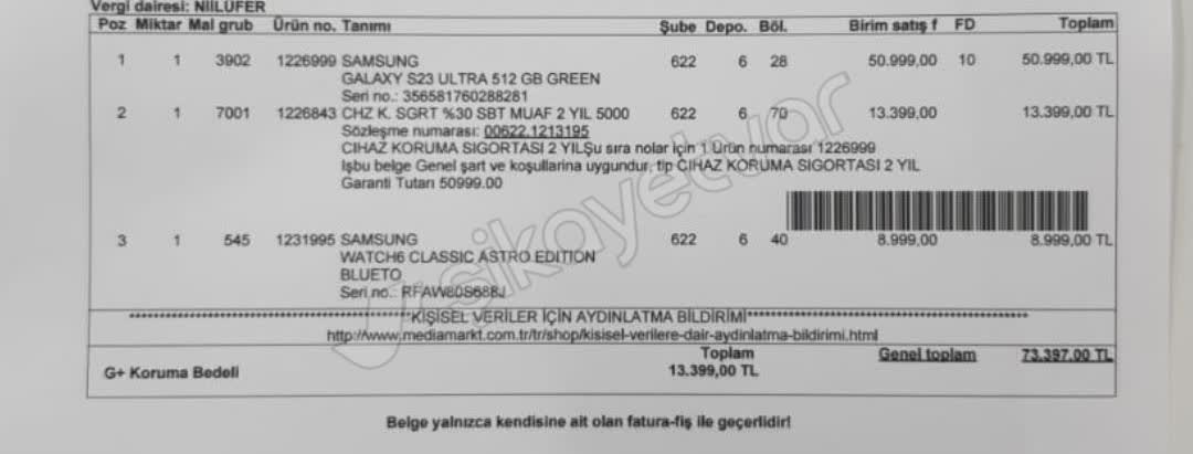S23さま確認ページ♡ Samsung Galaxy S23 Ultra Hoparlör Problemi Ve Servis Mağduriyeti