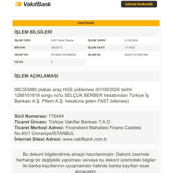 Pttcell Epttavm HGS Tutarımı Hesabıma Yüklemiyor