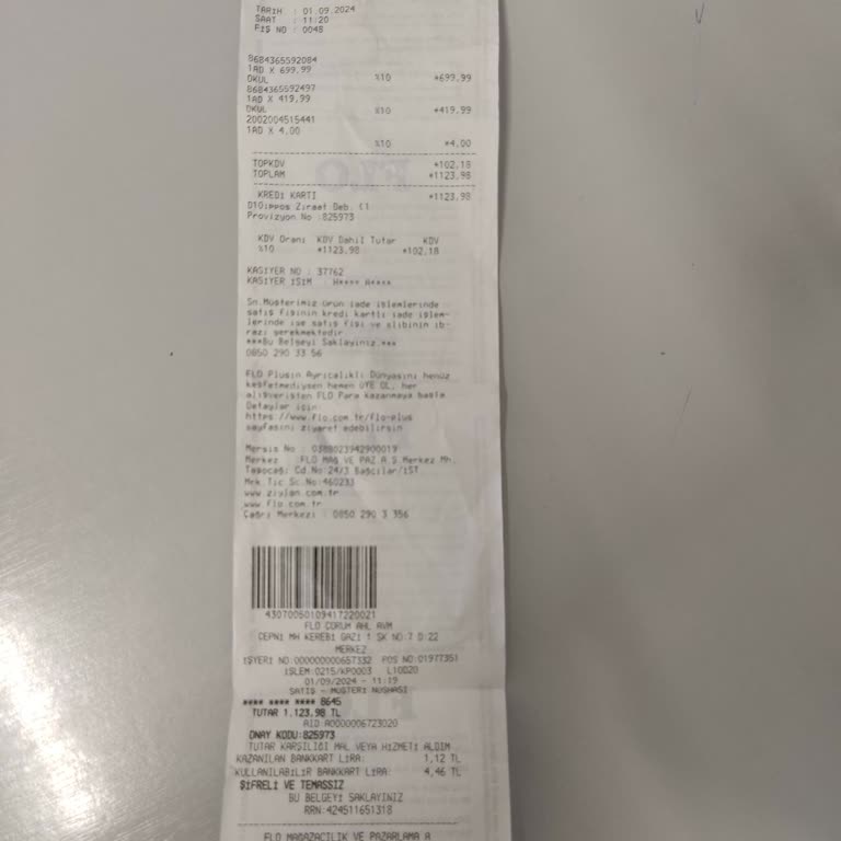 Polaris Çorum AHL AVM FLO Mağazasından Aldığım Okul Çantası Sorunu