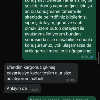 Cuvalcuval.com Çuvalcuval.com'da Gecikmiş Kargo Ve Yanıtsız İade Talebi