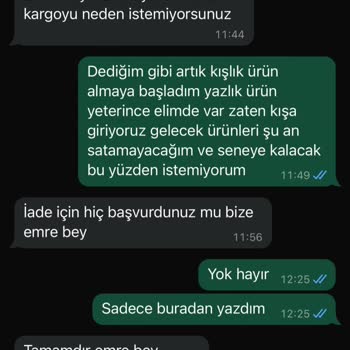 Cuvalcuval.com Çuvalcuval.com'da Gecikmiş Kargo Ve Yanıtsız İade Talebi