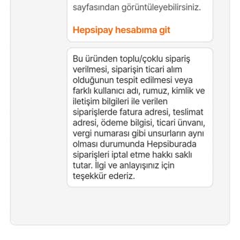 Hepsiburada Keyfi Olarak Satışı İptal Ediyor