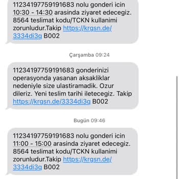 KARGOMsende Teslim Edilmeyen Ürün
