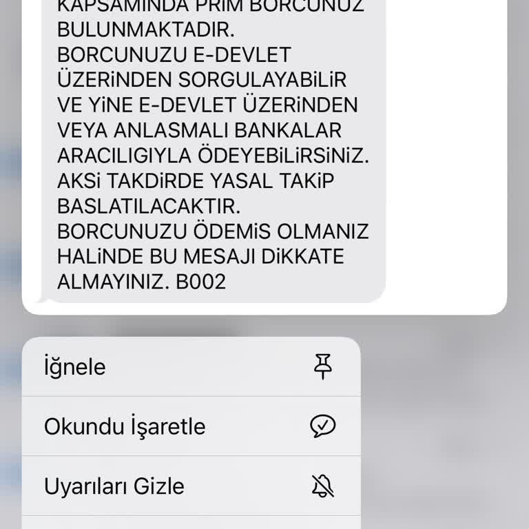 SGK Ve GSS Borcu Yüzünden Yasal Süreç Başlatılmasına İtiraz.