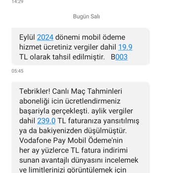 Vodafone Maç Aboneliği Sorunu: Yanlışlıkla Oluşan Üyelik