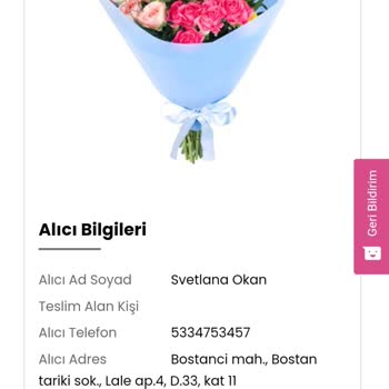 İstanbul Çiçekleri Kalitesiz Çiçekler Gönderildi