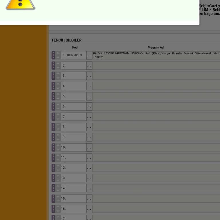 ÖSYM Ek Tercih Yapılmıyor!