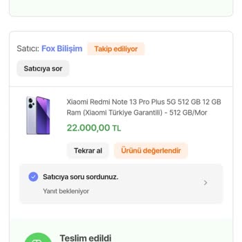 Hepsiburada Xiaomi Telefon Hattı Klonlanmış