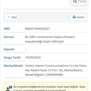 Hepsiburada Xiaomi Telefon Hattı Klonlanmış