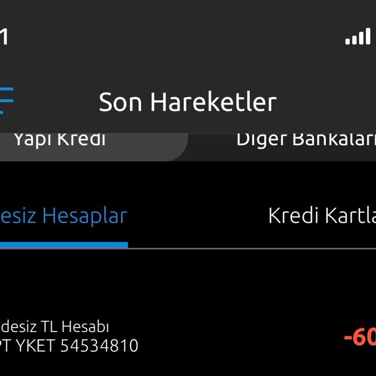 Yapı Kredi Bankası'ndan İzni Olmadan Yapılan Çekim