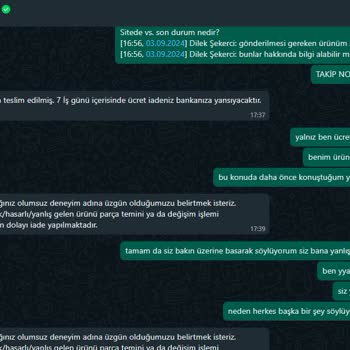 Madamecoco.com Ücret İadesinin Yapılamaması