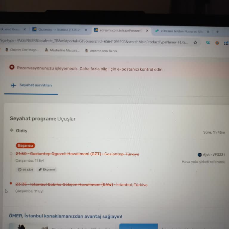 EDreams Uçak Biletimi İptal Ettiler Paramı Vermiyorlar!