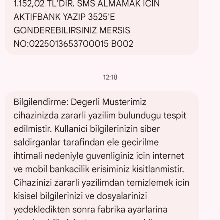 Aktif Bank Hesabıma Kısıtlama Getirdi