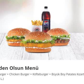 Saloon Burger Ultra Eksik Menü (Hiçbirinden Koymadık Menü)