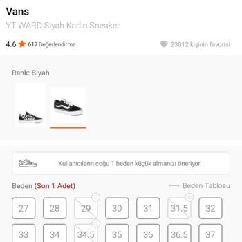 FLO Ayakkabı FLO İstenilen Miktarda Ürün Bulunamamaktadır Uyarısı