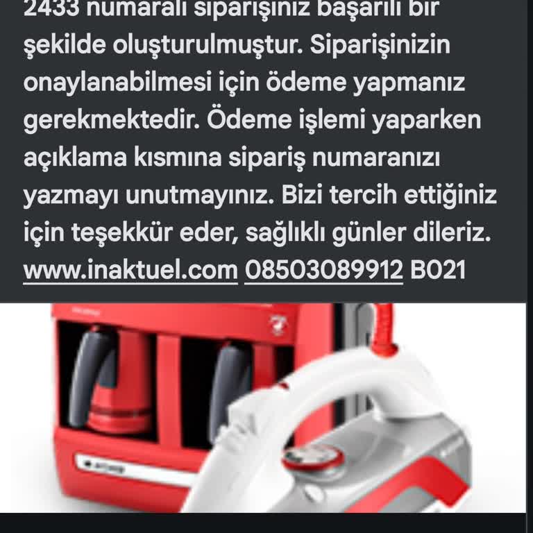 Https://www.inaktuel.com Ürün Göndermedi.