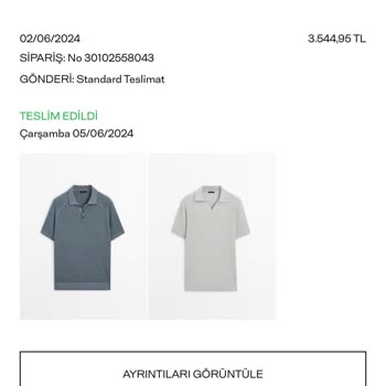 Massimo Dutti T-shirt Yakası Sorunu