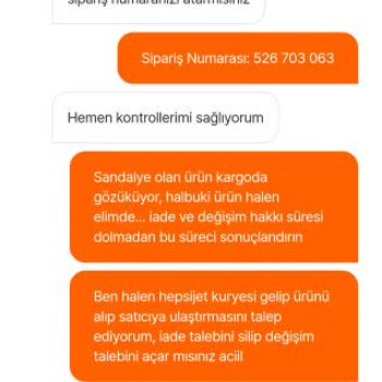 Hepsiburada İle İlgili Şikayet