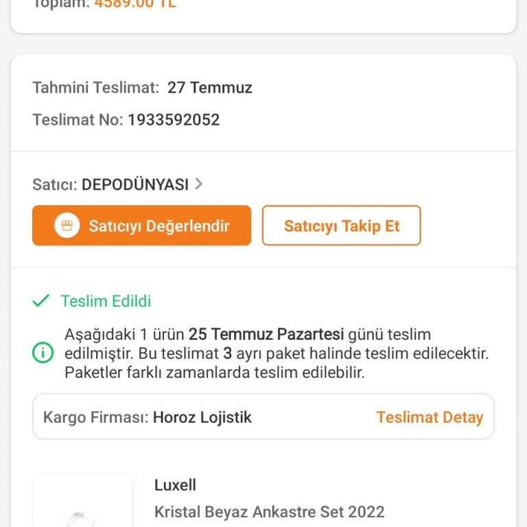 Luxell Ankastre Mağdur Etti