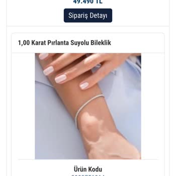 Blue Diamond Pırlanta Ürünüm Ortada Yok.