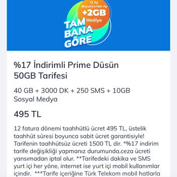 Türk Telekom Taahhütsüz Fatura Fahiş Fiyat