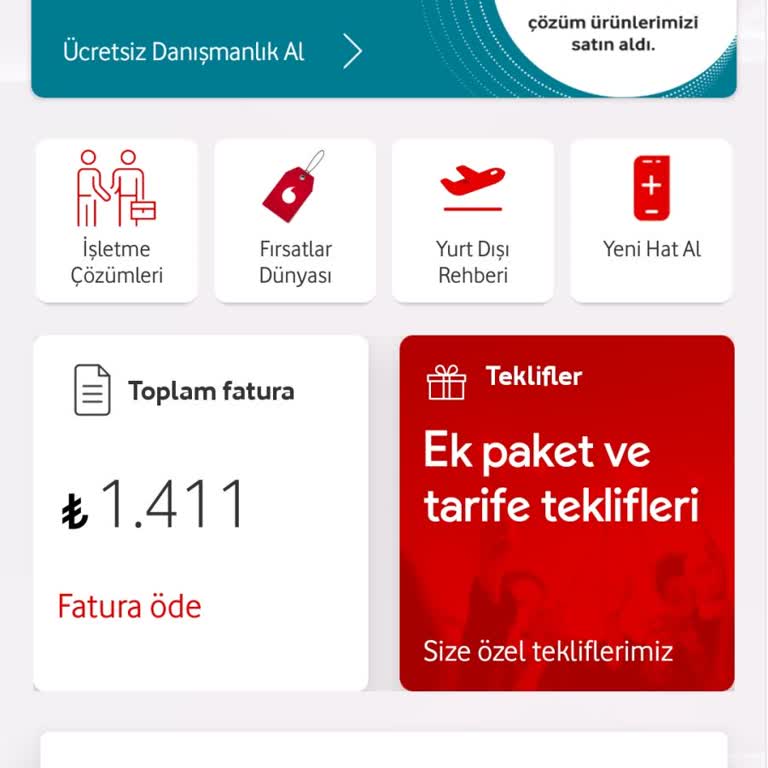 Vodafone Taahhüt Sonrası Şok Fatura