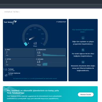 TÜRKSAT Kablo Net İle Sürekli Arıza Ve Yavaş İnternet Sorunu